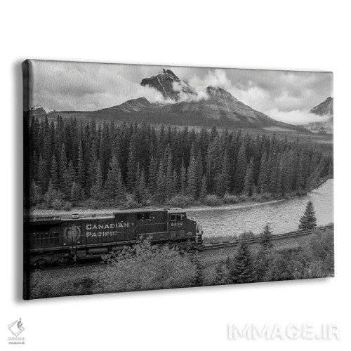 تابلو قطار در منحنی مورانت اثر دن اسپرول - نمای پرسپکتیو محصول