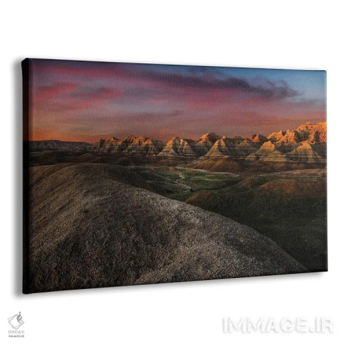 تابلو غروب بر بدلندز اثر دن اسپرول - نمای پرسپکتیو محصول