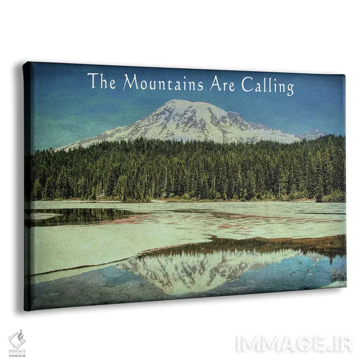تابلو کوهها فرا میخوانند، رینیر اثر دن اسپرول - نمای پرسپکتیو محصول
