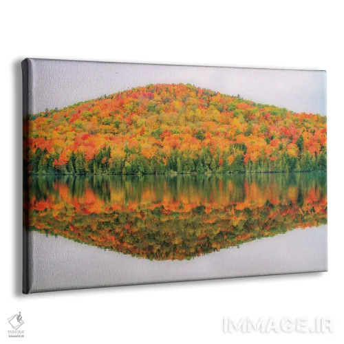 تابلو انعکاس پاییزی اثر دن اسپرول - نمای پرسپکتیو محصول