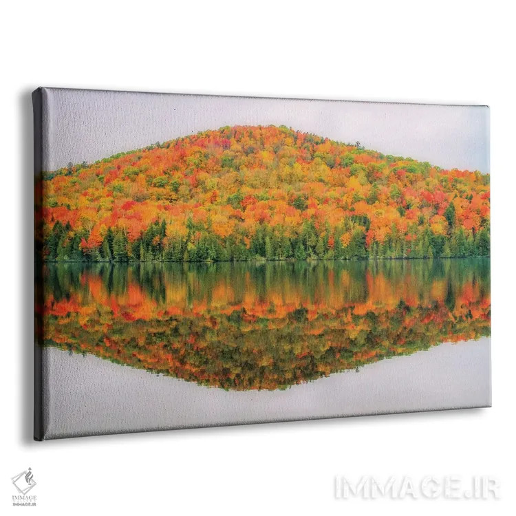 تابلو انعکاس پاییزی اثر دن اسپرول - نمای پرسپکتیو محصول