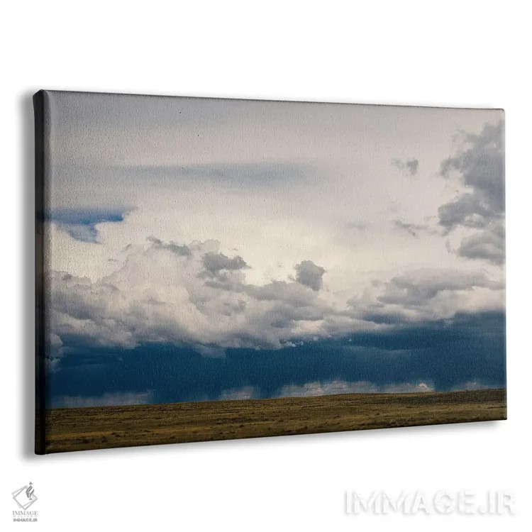 تابلو ابرهای طوفانی چشمگیر اثر دن اسپرول - نمای پرسپکتیو محصول