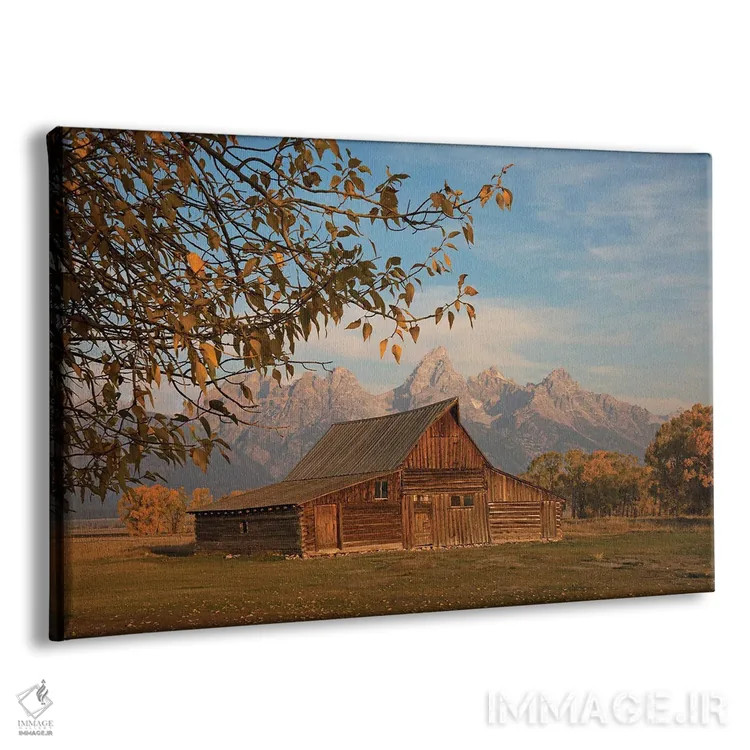 تابلو انبار مولتون در پاییز اثر دن اسپرول - نمای پرسپکتیو محصول