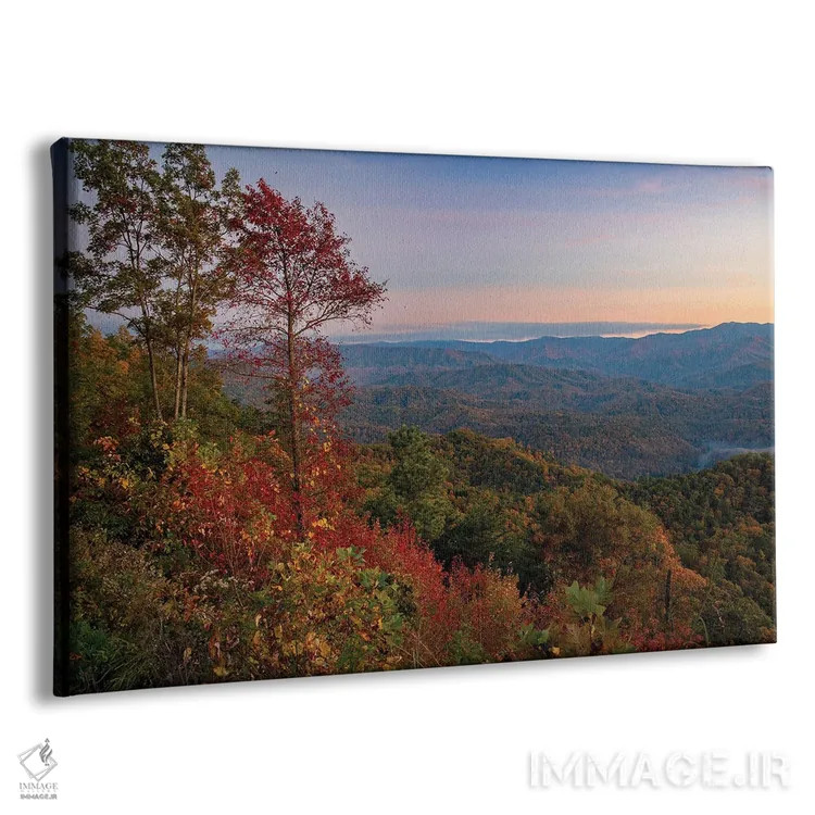 تابلو غروب پاییزی بلو ریج پارکوی اثر دن اسپرول - نمای پرسپکتیو محصول