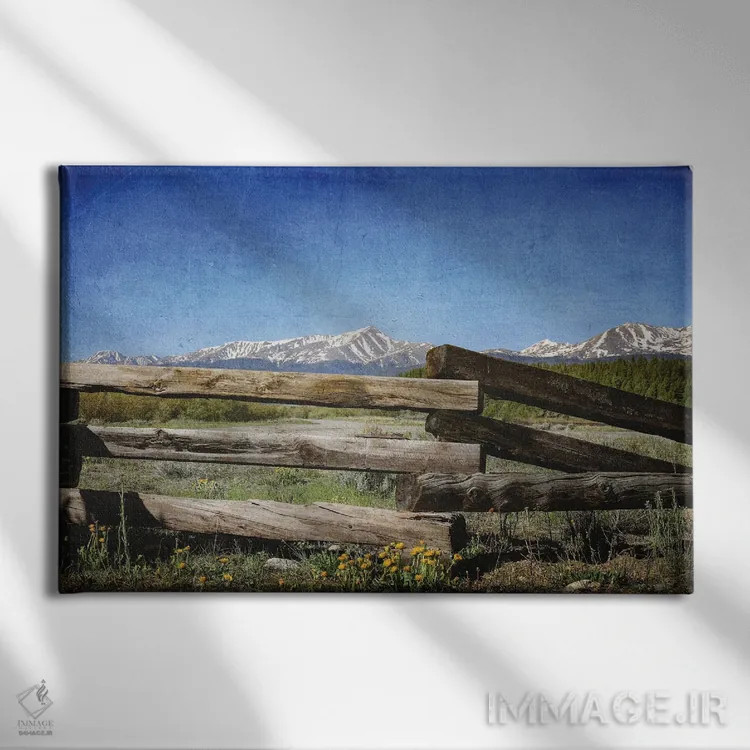 تابلو نرده روستایی لیدویل اثر دن اسپرول - نمای روبهرو روی دیوار