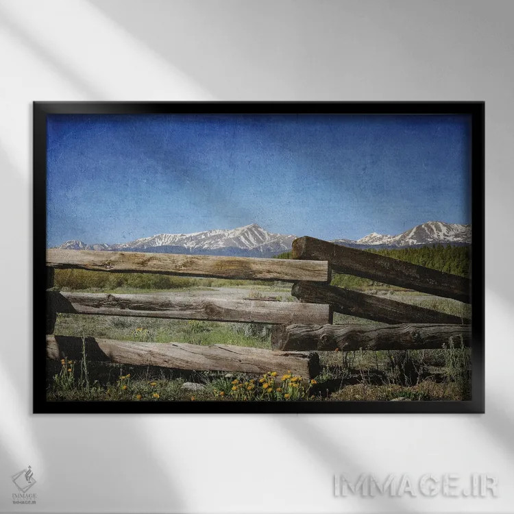 تابلو نرده روستایی لیدویل اثر دن اسپرول - نمای قابدار مشکی