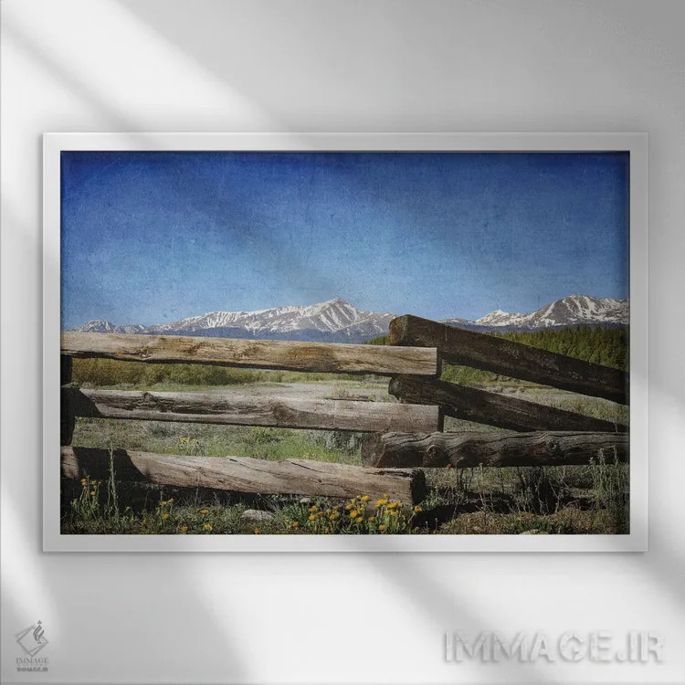 تابلو نرده روستایی لیدویل اثر دن اسپرول - نمای قابدار سفید