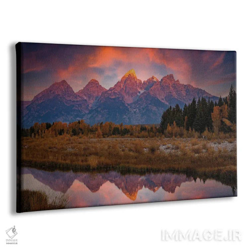 تابلو طلوع پاییزی در شواباکرز اثر دن اسپرول - نمای پرسپکتیو محصول