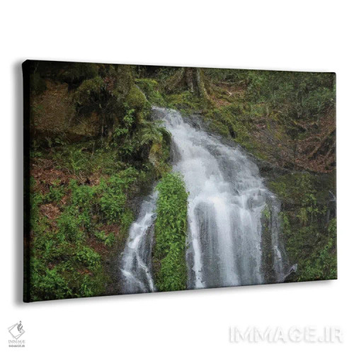 تابلو آبشار نقاشیشده در اسموکیها اثر دن اسپرول - نمای پرسپکتیو محصول