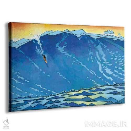 تابلو موج بزرگ اثر داگلاس سیمونسون - نمای پرسپکتیو محصول