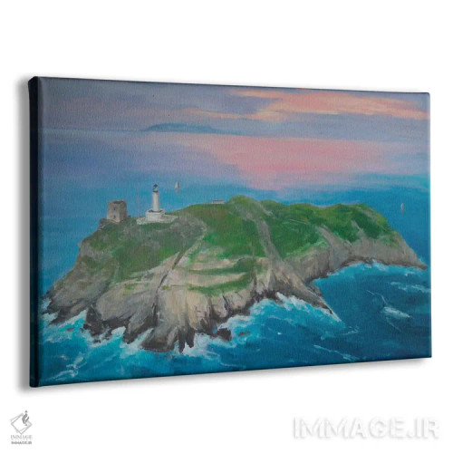 تابلو فانوس دریایی جیراگلیا اثر باورا آسهوا - نمای پرسپکتیو محصول