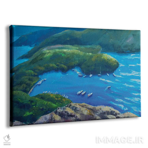 تابلو خلیج کپی کریک اثر باورا آسهوا - نمای پرسپکتیو محصول