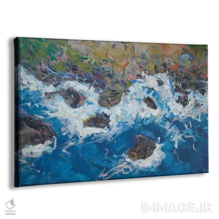 تابلو آبها و صخرههای کابو دا روکا اثر باورا آسهوا - نمای پرسپکتیو محصول