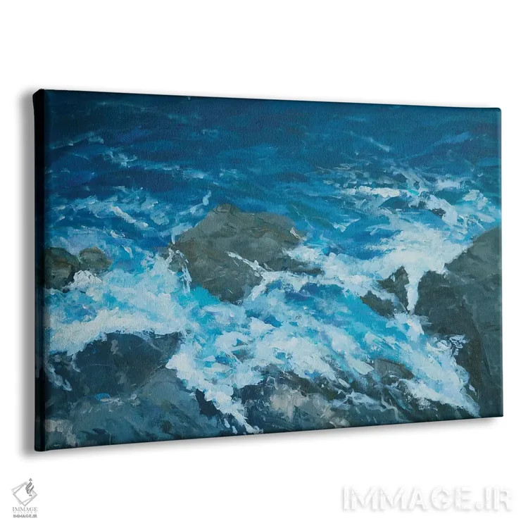 تابلو دریای اژه تیره اثر باورا آسهوا - نمای پرسپکتیو محصول