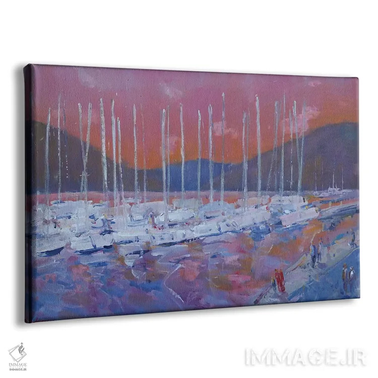 تابلو خوابهای کاش (نام شهر در ترکیه) اثر باورا آسهوا - نمای پرسپکتیو محصول