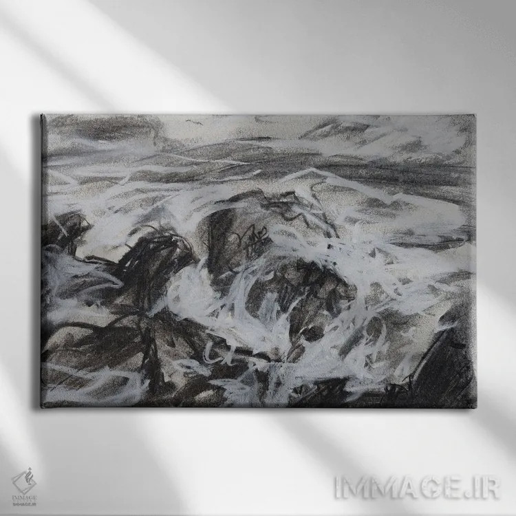 تابلو لنس اوکس اپینس (نام منطقه/جزیره) اثر باورا آسهوا - نمای روبهرو روی دیوار