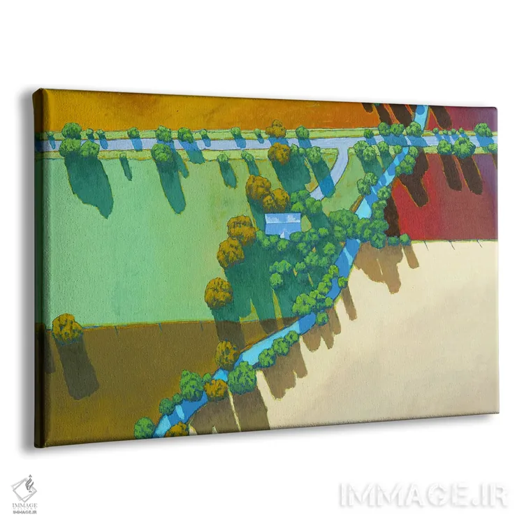 تابلو نمای هوایی یک اثر دان بردشا - نمای پرسپکتیو محصول