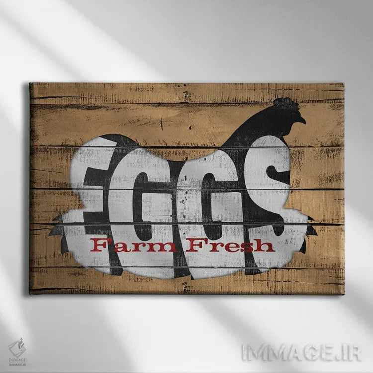 تابلو تازه مزرعه اثر دایان استیمسون - نمای روبهرو روی دیوار