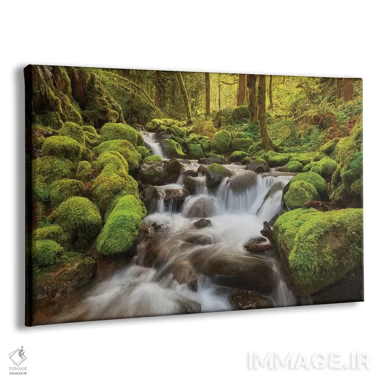 تابلو جویبارهای باستانی اثر داتلیش - نمای پرسپکتیو محصول