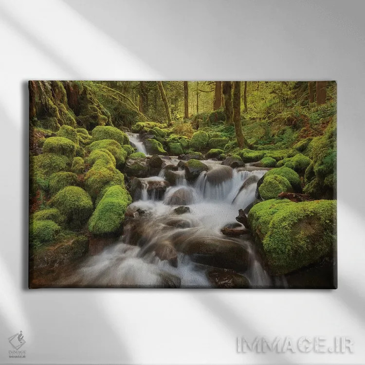 تابلو جویبارهای باستانی اثر داتلیش - نمای روبهرو روی دیوار