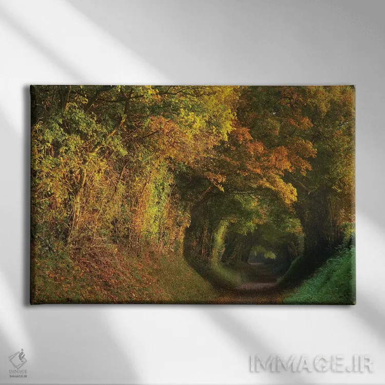 تابلو تونل پاییزی اثر داتلیش - نمای روبهرو روی دیوار