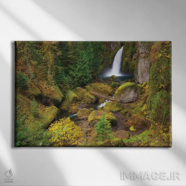 تابلو نقاش پاییز اثر داتلیش - نمای روبهرو روی دیوار