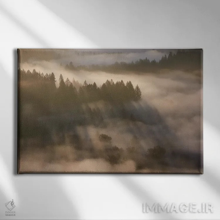 تابلو نور درخشان اثر داتلیش - نمای روبهرو روی دیوار