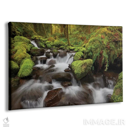 تابلو طلای سبز اثر داتلیش - نمای پرسپکتیو محصول