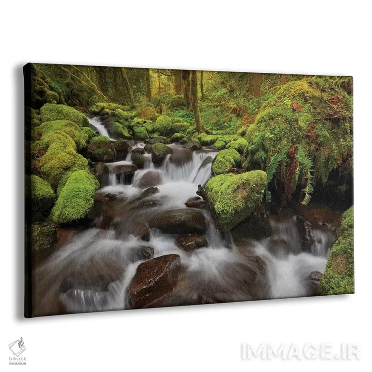 تابلو طلای سبز اثر داتلیش - نمای پرسپکتیو محصول