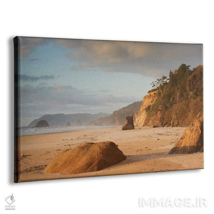 تابلو ساحل جاودانه اثر داتلیش - نمای پرسپکتیو محصول