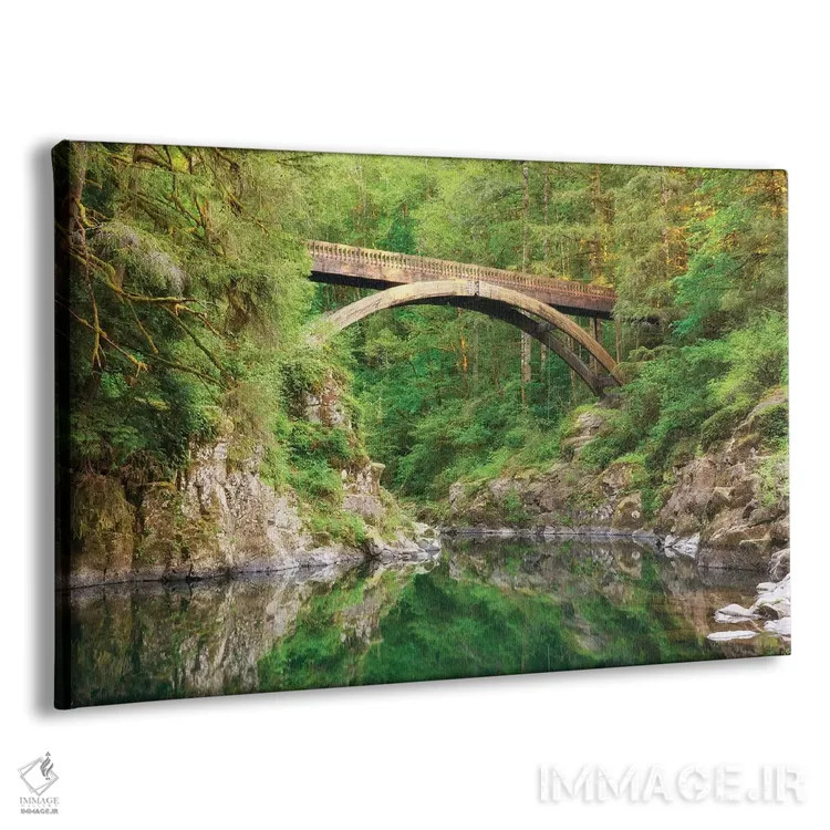 تابلو سبزهای آینهای اثر داتلیش - نمای پرسپکتیو محصول