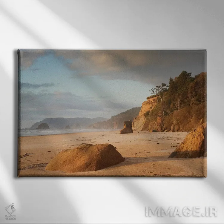تابلو ساحل جاودانه اثر داتلیش - نمای روبهرو روی دیوار