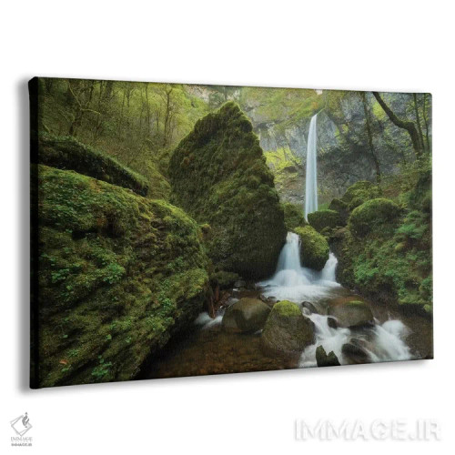 تابلو آبشار افسانهای اثر داتلیش - نمای پرسپکتیو محصول