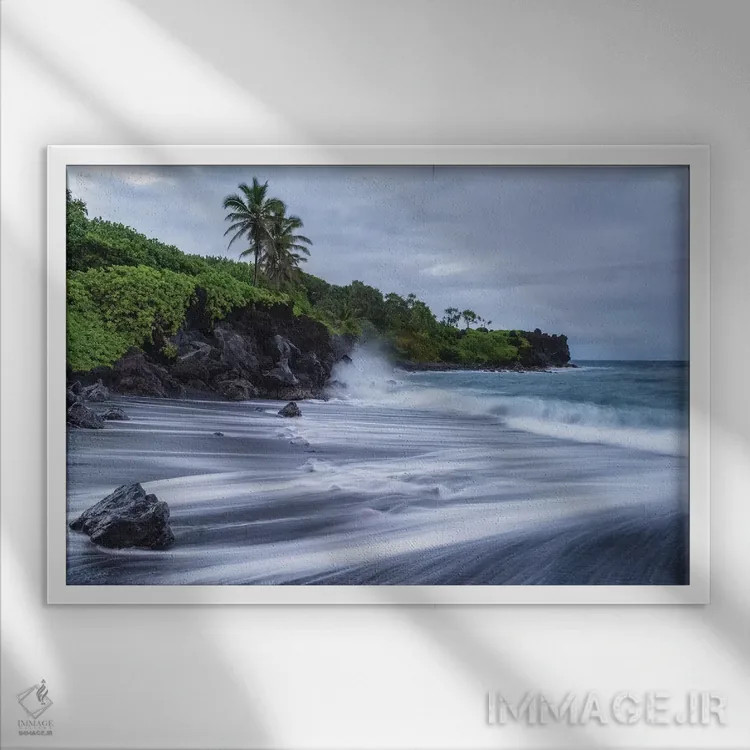 تابلو افسانه گرمسیری اثر داتلیش - نمای قابدار سفید