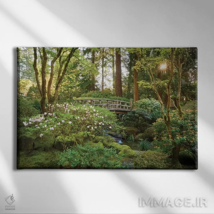 تابلو باغ ذن اثر داتلیش - نمای روبهرو روی دیوار