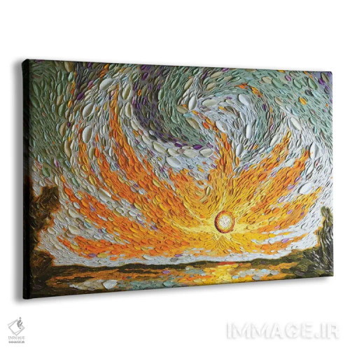 تابلو آسمان یعقوب اثر دنا تولفسون - نمای پرسپکتیو محصول