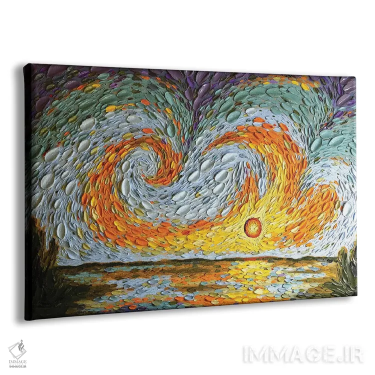 تابلو آسمان هانا اثر دنا تولفسون - نمای پرسپکتیو محصول