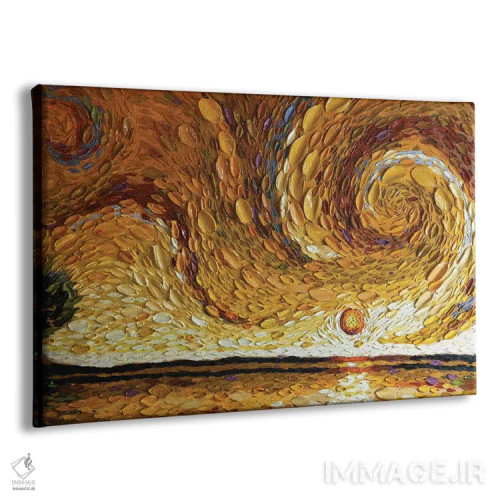 تابلو برکه مارتا اثر دنا تولفسون - نمای پرسپکتیو محصول