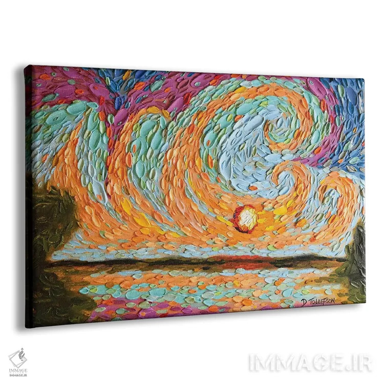 تابلو آسمان یافث اثر دنا تولفسون - نمای پرسپکتیو محصول