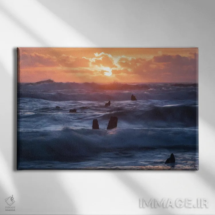 تابلو ارواح رقصان اثر داتلیش - نمای روبهرو روی دیوار