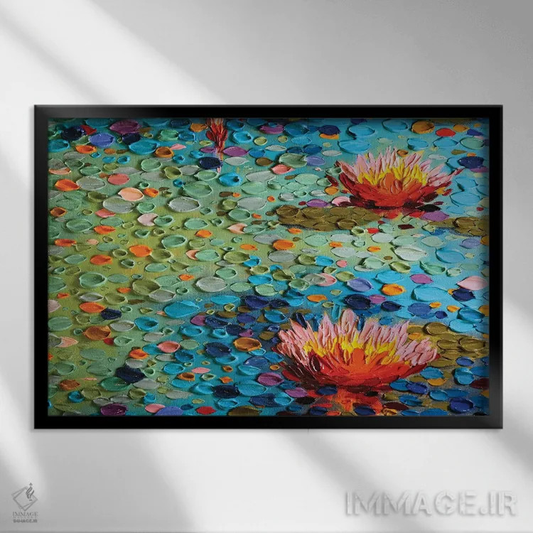 تابلو زیبایی آمریکایی یک اثر دنا تولفسون - نمای قابدار مشکی