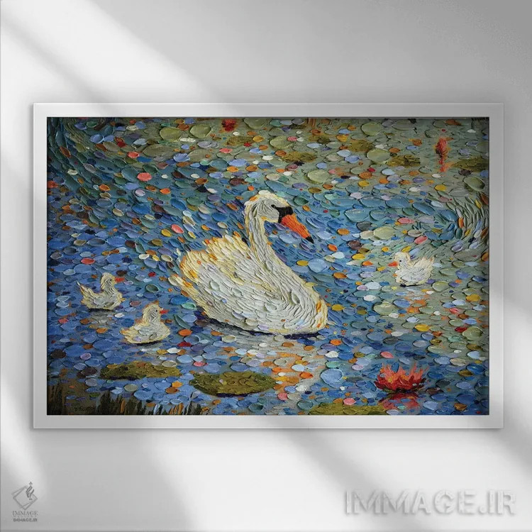 تابلو امروز روز زیبایی است اثر دنا تولفسون - نمای قابدار سفید