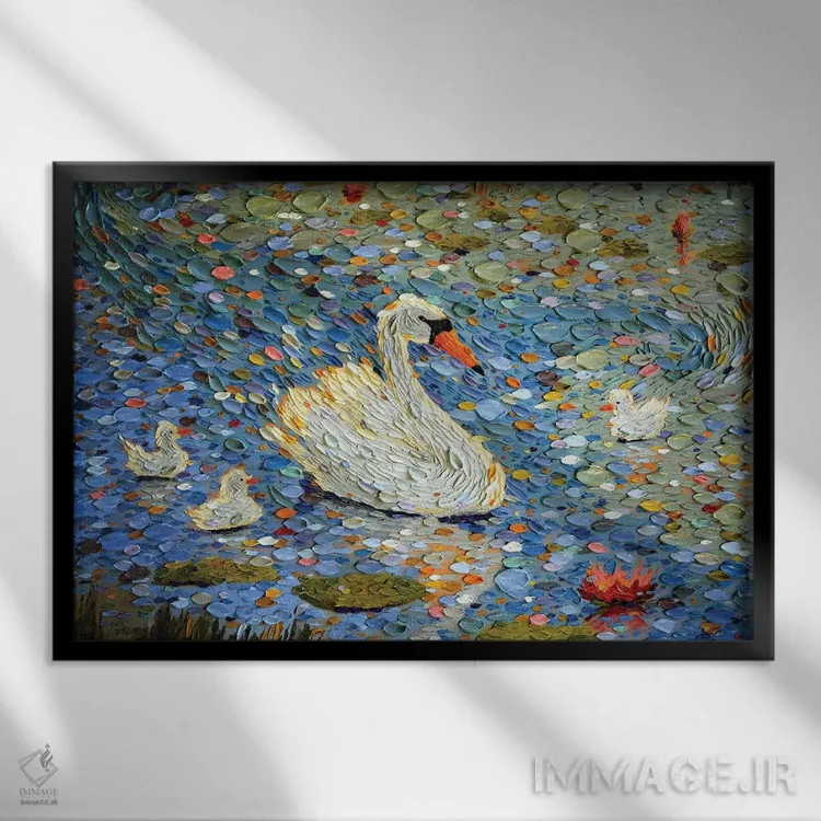 تابلو امروز روز زیبایی است اثر دنا تولفسون - نمای قابدار مشکی