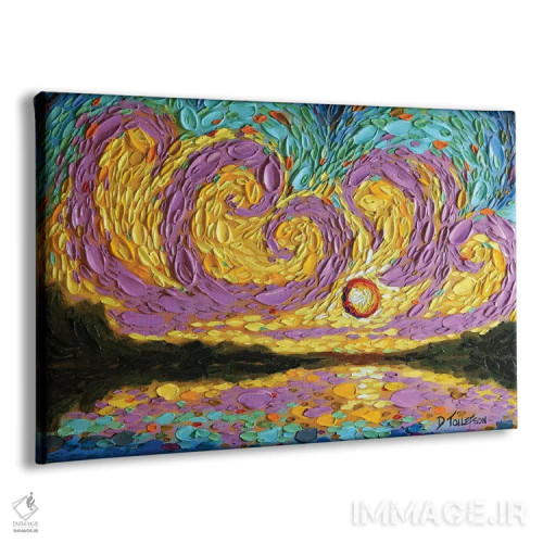 تابلو آسمان اورفا اثر دنا تولفسون - نمای پرسپکتیو محصول