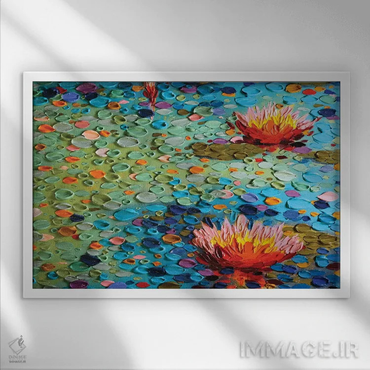 تابلو زیبایی آمریکایی یک اثر دنا تولفسون - نمای قابدار سفید