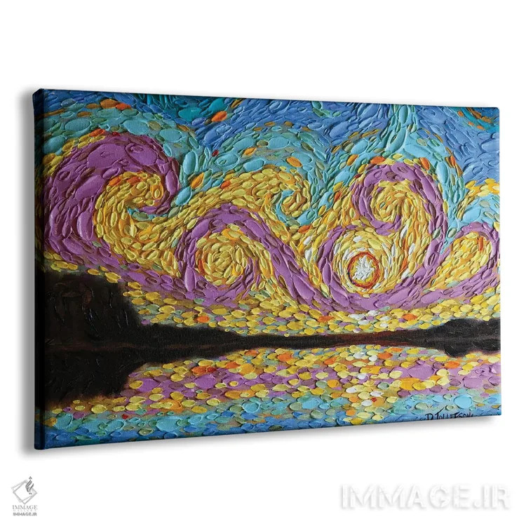 تابلو آسمان ناحور اثر دنا تولفسون - نمای پرسپکتیو محصول