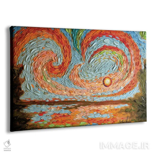 تابلو آسمان بوعز اثر دنا تولفسون - نمای پرسپکتیو محصول