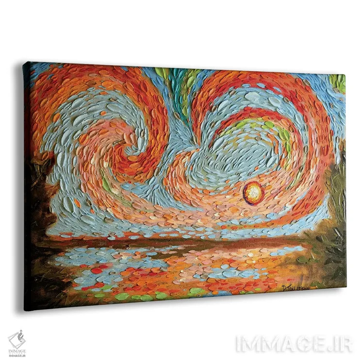 تابلو آسمان بوعز اثر دنا تولفسون - نمای پرسپکتیو محصول