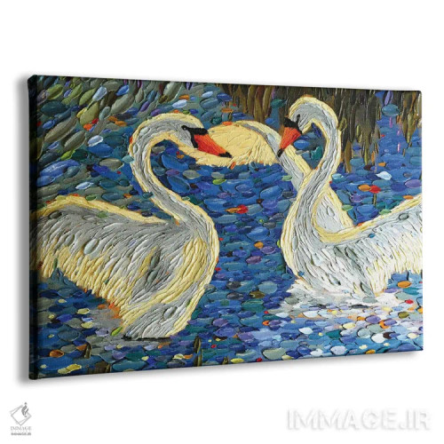 تابلو عشق قو دو اثر دنا تولفسون - نمای پرسپکتیو محصول