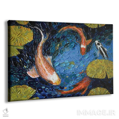 تابلو حوض ماهی کوی اثر دنا تولفسون - نمای پرسپکتیو محصول